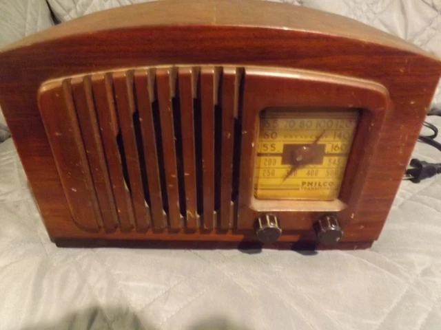 Antique Philco radio pt44 not working Antique Philco radio pt44 not working
