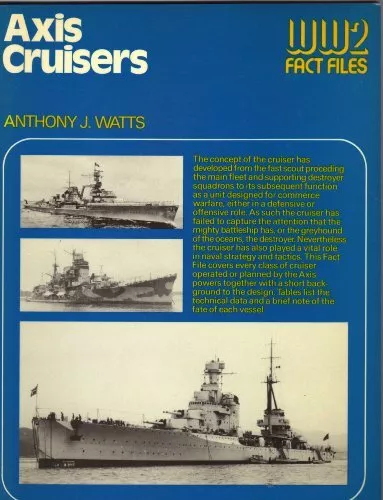 Axis Cruisers (World War Two Fact Files) by Watts, Anthony J. Paperback Book The