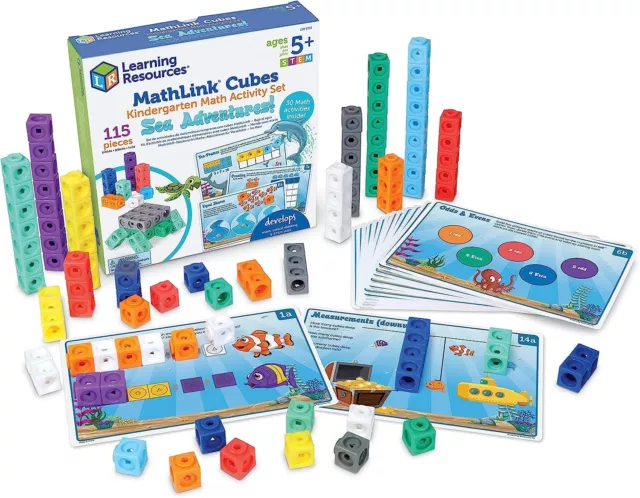 Hand2Mind - Numberblocks MathLink Cubes 1-10 Activity Set