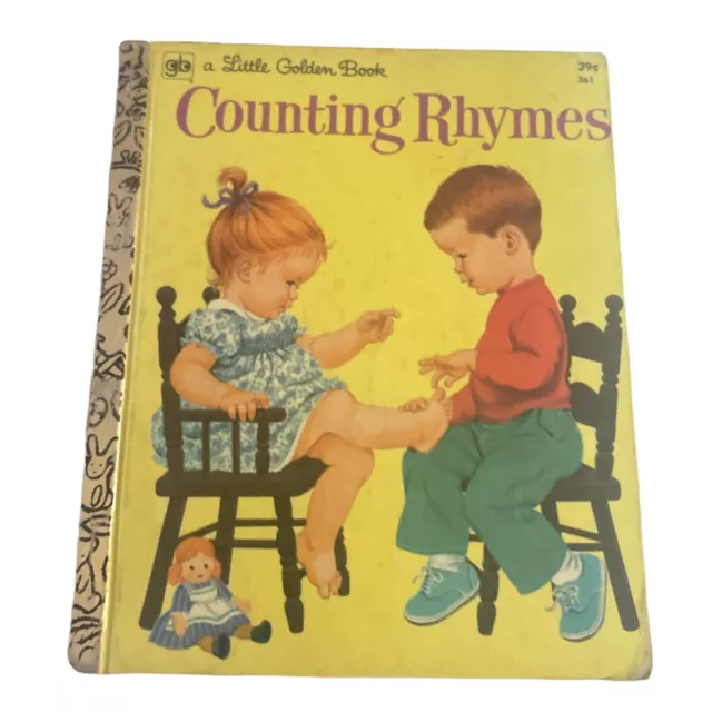 A Little Golden Book Counting Rhymes 361 1974