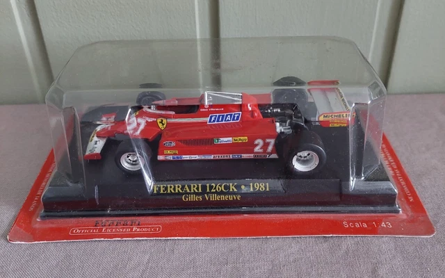 Ferrari F1 126 CK - Gilles Villeneuve en 1981 - 1/43ème sous blister