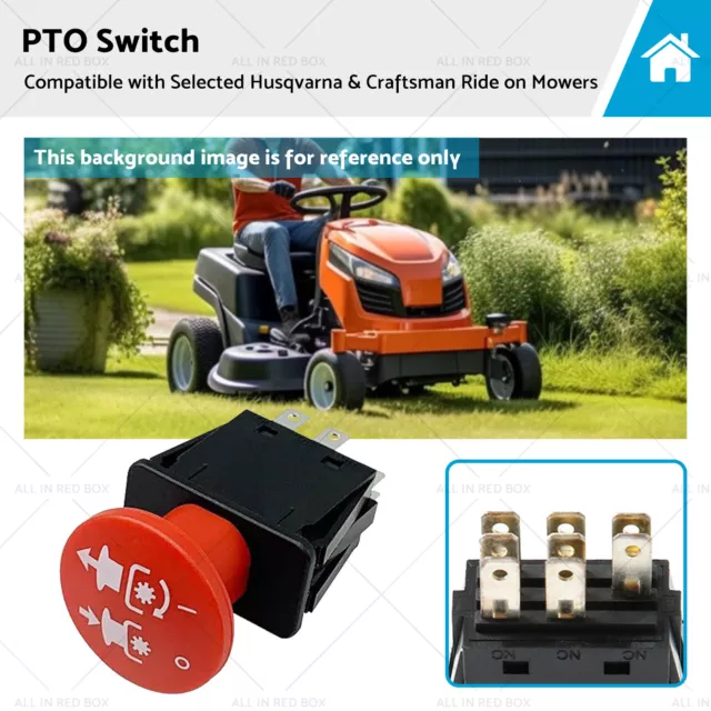 PTO Switch Suitable for Selected Husqvarna & Craftsman Ride on Mowers