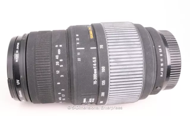 SIGMA 70-300mm F4-5.6 DG Macro Lens for PENTAX - Japan