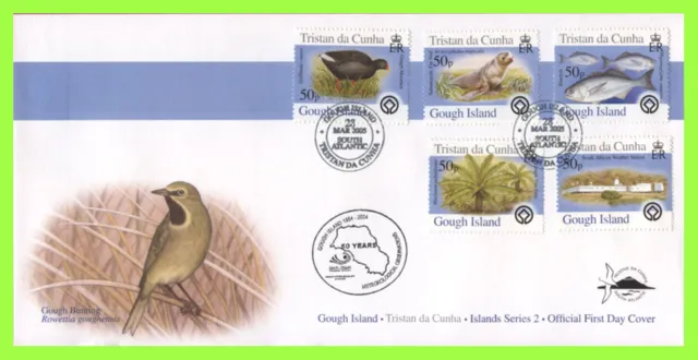 Tristan Da Cunha 2005 Gough Island set First Day Cover