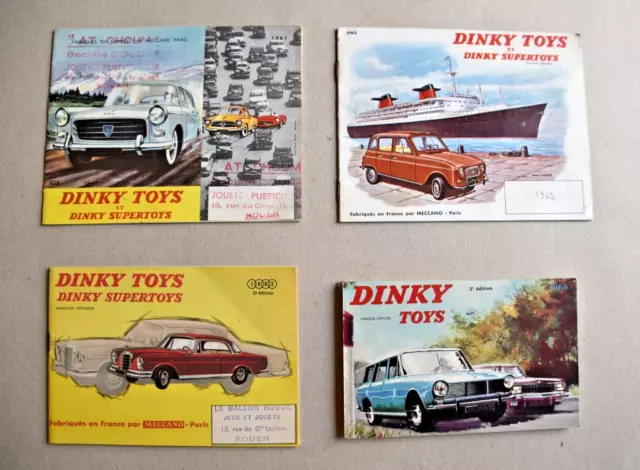 Catalogue Dinky Toys  1961  1962  1963  1966  miniatures 1/43