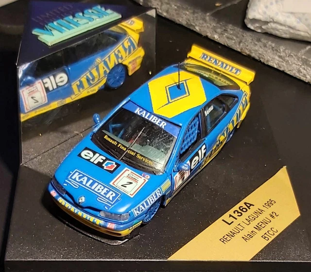 RENAULT LAGUNA 1995 A.MENU N°2 BTCC 1/43e Vitesse Ref: L136A EUR 20,00 - PicClick FR