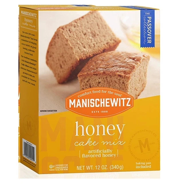 MANISCHEWITZ HONEY CAKE Mix Passover Kosher with Pan 11/23 14.99