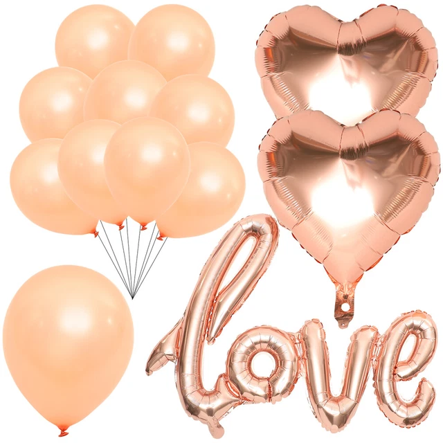 1 set feste di San palloncini decorativi Love Letter Heart Shape
