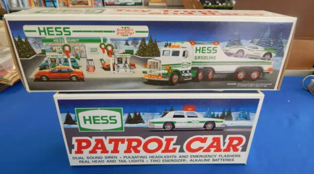 Vintage 1993 Hess Trucks Patrol Car- New In Original Box (Plus +) Truck & Racer