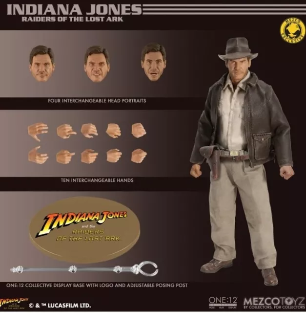 *Preorder* Mezco One:12 Indiana Jones Raiders Of The Lost Ark Action Figure