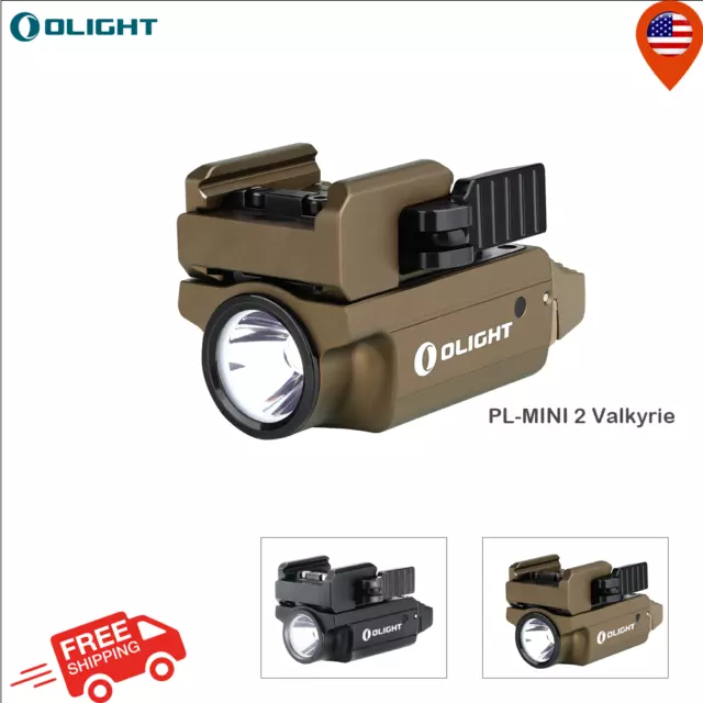 Olight PL-Mini 2 Valkyrie Rechargeable Tactical Light Weaponlight 600 Lumens