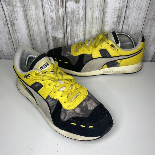 Vintage Puma R-System RS 100 Black/Yellow Sneakers Art No. 356709 02 Size 13