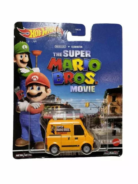 Hot Wheels The Super Mario Bros. Movie Plumber Van 2023 Release - Hard To Find