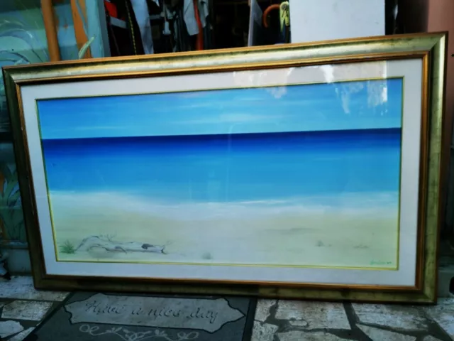 Quadro dipinto a mano olio su tela originale firmato pezzo unico con cornice