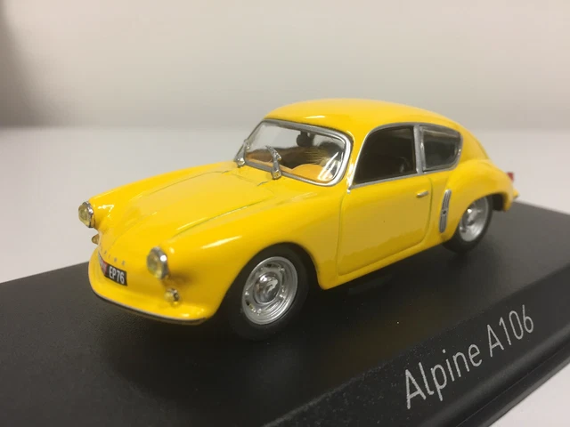 VOITURES FRANCAISES 1/43 : NOREV ALPINE A106 bleue de 1955 (renault alpine