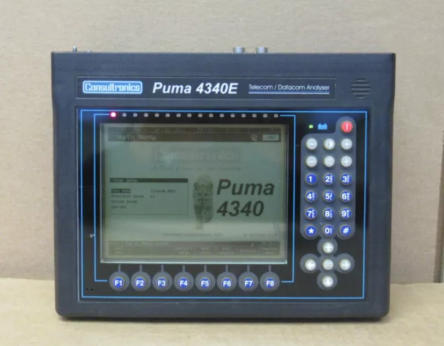 Consultronics Puma 4340E Telecom Datacom Analyzer Options PUM-M2100, PUM-G826