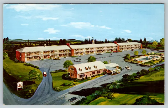 c1960s Concord Coach Motor Inn New Hampshire Vintage Postcard