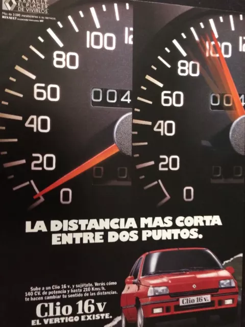 Publicidad Automóvil Renault Clip 16 Válvulas