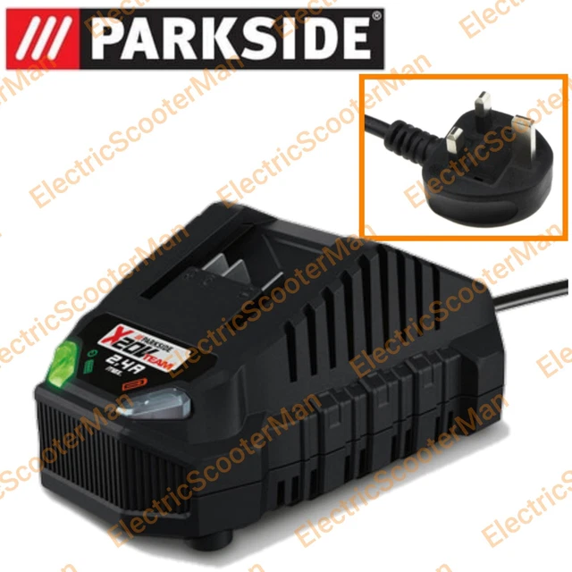 PARKSIDE 20V Battery Charger for 2Ah 4Ah 8Ah X20V Team Series