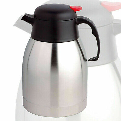 2X 1.5L isolamento sotto vuoto Freddo Caldo Tè Caffè Dispenser AIR POT Fiaschetta in ACCIAIO S/S