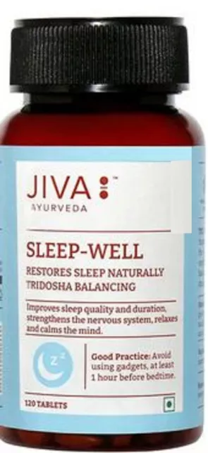 Jiva Sleep Well Tablet Homeopathic Medicine 120 Tablets In One Bottle