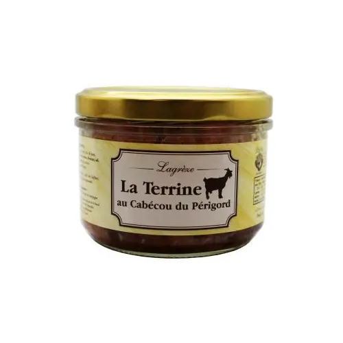 Terrine au Cabecou du Périgord, bocal 180 gr, Lagrèze
