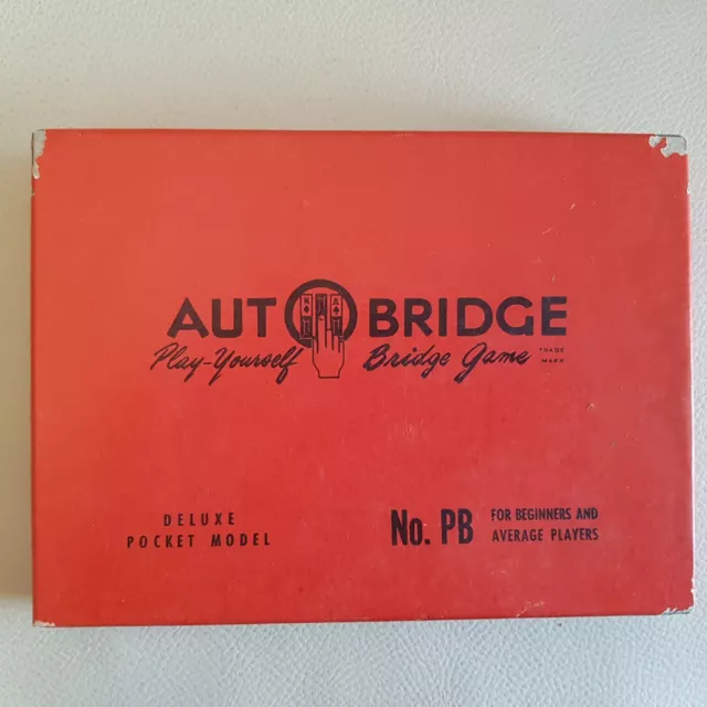 Auto Bridge Autobridge de Poche - Deluxe Pocket Model - débutants et confirmés