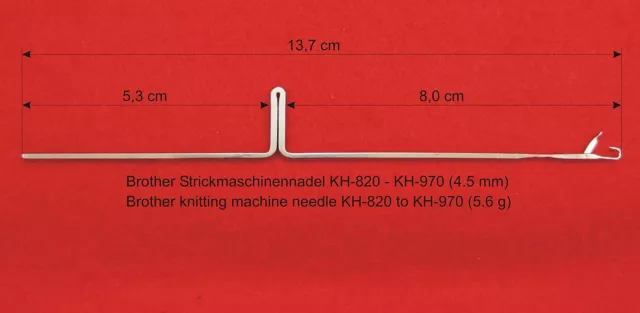 50x KH840 Aguja Brother máquina de tejer Вязальная Машина 2