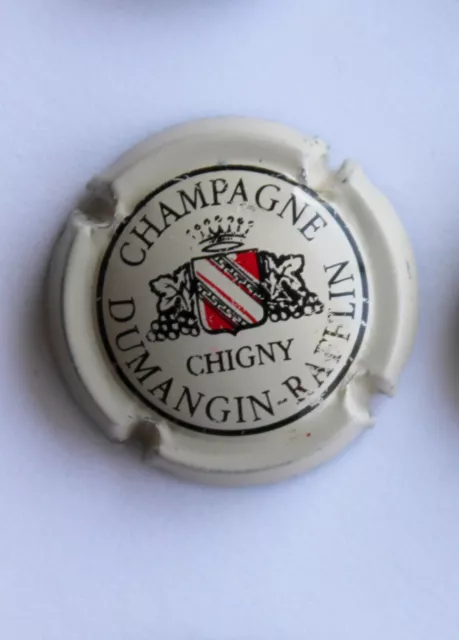 Ancienne Plaque De Muselet, Capsule De Champagne - Dumangin Rafflin - Creme & No