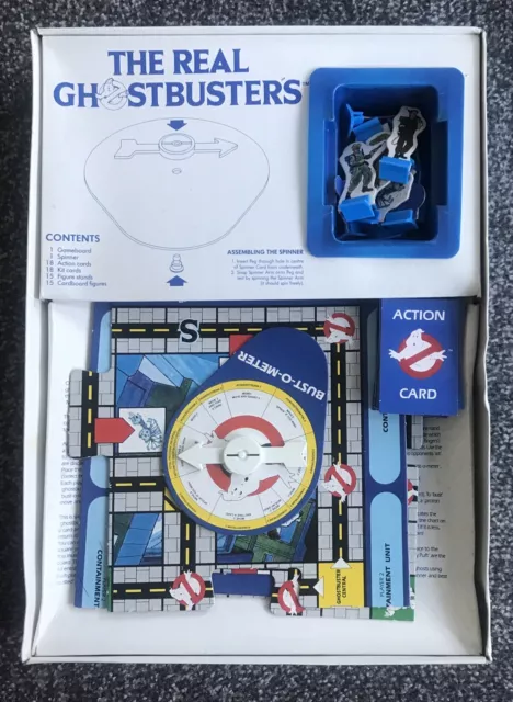 The Real Ghostbusters Il gioco da tavolo 1989 vintage completo 100% in perfette condizioni 2