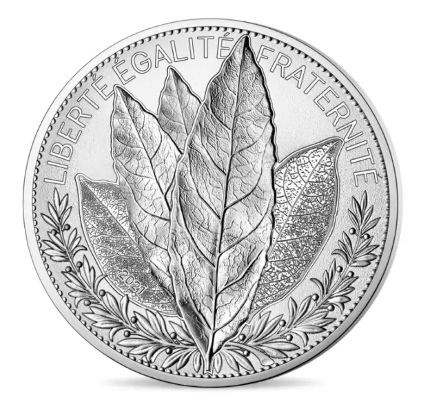 Pièce de 20 euros 2021 en Argent 900/1000 "Laurier" Natures de France