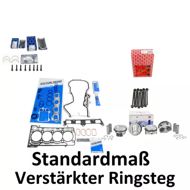Dichtungsvollsatz+Schrauben+Lager+Kolben STD für VW 1.4 TSI CAV 01-37045-01 730.
