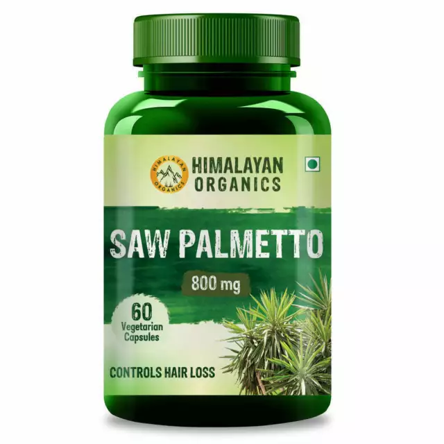 Cápsulas de extracto de palma enana americana orgánica del Himalaya para el...