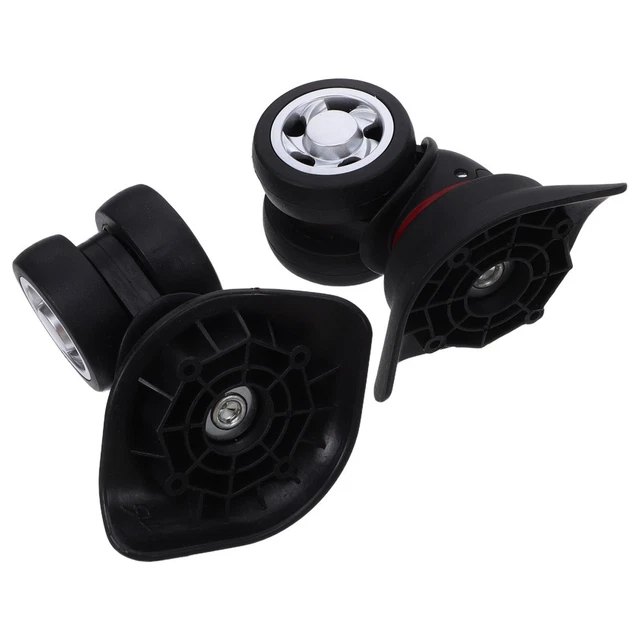 1 Paio Ruote Ricambio Per Trolley E Valigia In Plastica - Diametro 41mm