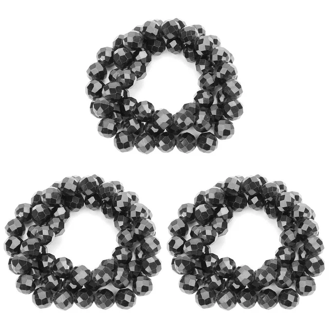 3x Cuentas Sueltas para Pulseras Joyería Cuentas Hematita Pulseras Cuentas