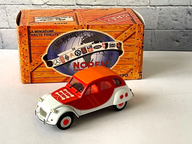 Norev Hachette Citroën 2cv 6 RCL Football 1970 – 1:43 – Jaune Et Rouge – Avec Blister