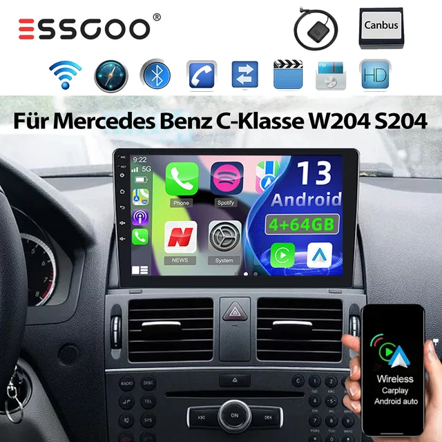 Android 14 Autoradio Für Mitsubishi Mirage Space Star 2012-2023 - 9 Zoll Touchscreen