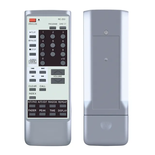 RC-253 Remote Control For Denon CD Player DCD1460 DCD1560 DCD1650 DCD2560