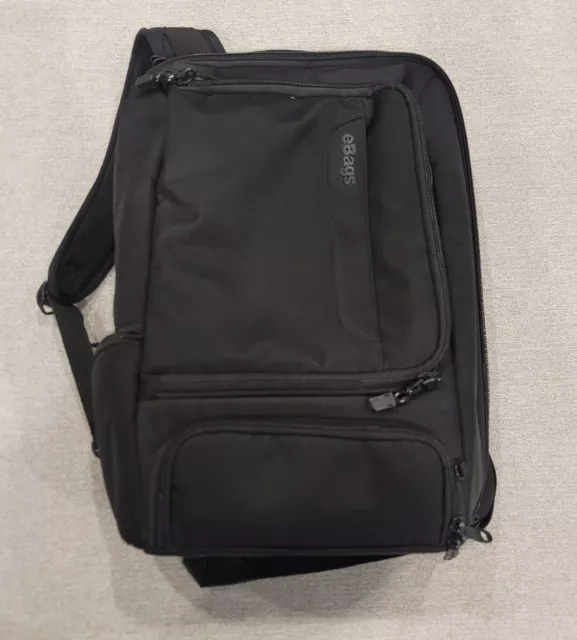 EBAGS PROFESSIONAL WEEKENDER Luggage Travel Backpack Bag Black