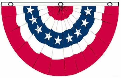 U.S.A. BUNTING STARS & STRIPES FLAG 3'x5' SUPPORT PATRIOTIC USA UNITED STATES