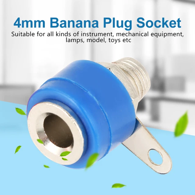 20Pcs Mixed Colors 4mm Speaker Amplifier Terminal Banana Plug Jack Connectors F