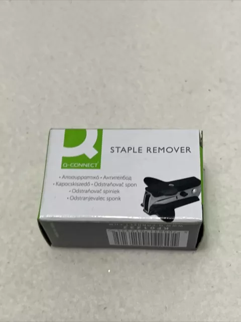 P006 Q-Connect - Enthefter Büro Klammeraffe - Heftklammerentferner - schwarz