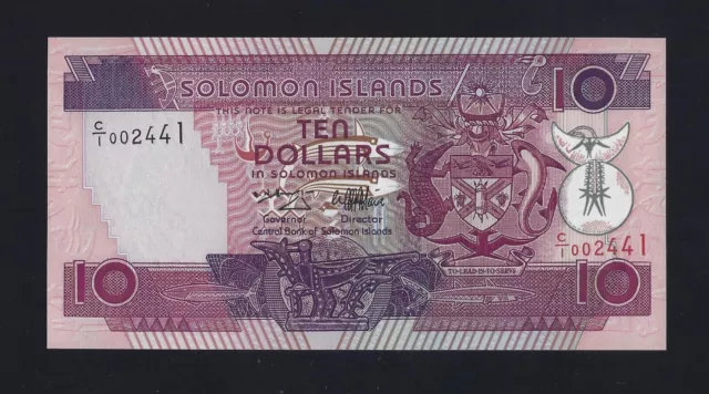 Solomon Islands 10 Dollars 1997  P-20 Unc