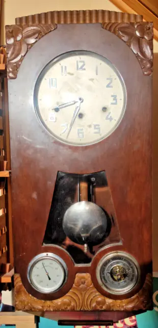 Carillon Kienzle "Westminster" avec Thermomètre et Baromètre. 3 trous