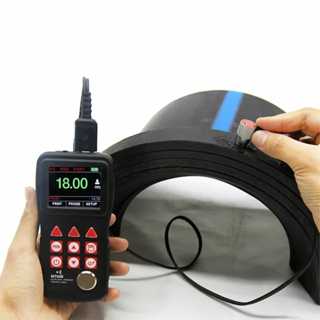 Through Coating Ultrasonic Thickness Gauge Tester Pulse-Echo Echo-Echo Bluetooth