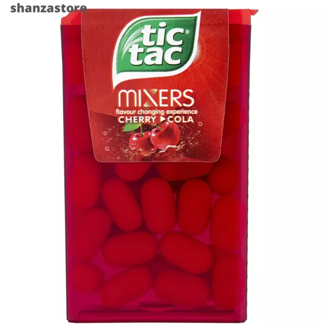 Tic Tacs Variety Flavours Sweets 5 x 18g Lime,Orange, Mint,Fruit,Cherry  Cola etc
