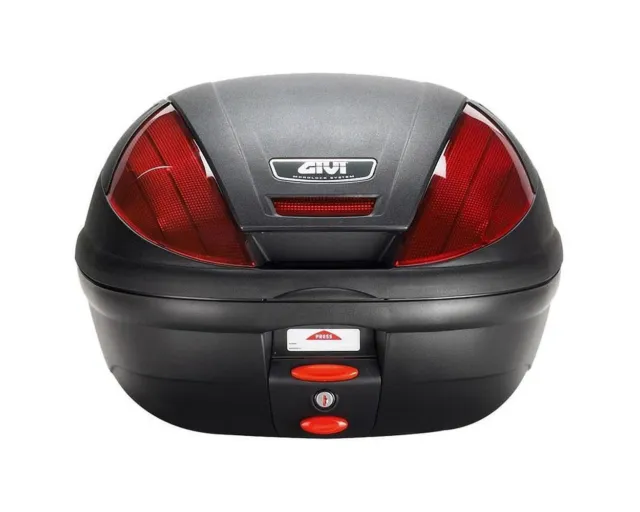 Topcase GIVI E370 Monolock 39 Liter Koffer schwarz Roller, Moped, Motorrad, Quad