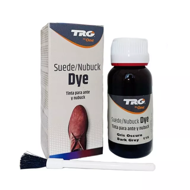 TRG Suede Nubuck Shoe Boot Restore Colour Dye 50ml kit Dressing Renovator  Liquid
