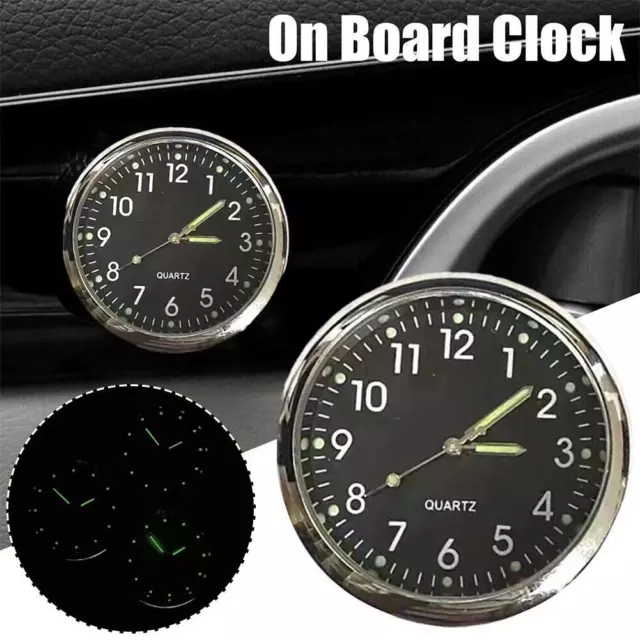 Car Clock Luminous Stick-On Digital Watch Quartz Clocks For Vehicle Hot B2