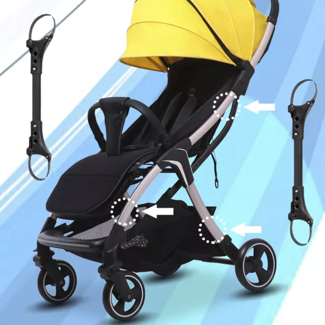 Baby Stroller Connector Adjustable Reusable Universal Twin Baby Stroller